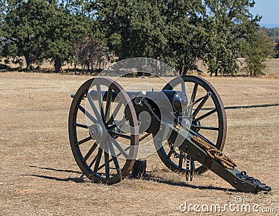 Union Army Cannon Stock Photo