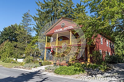 Union Hotel, Normandale, Ontario Editorial Stock Photo