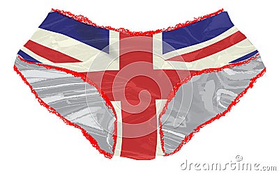 Union Jack Knickers Vector Illustration