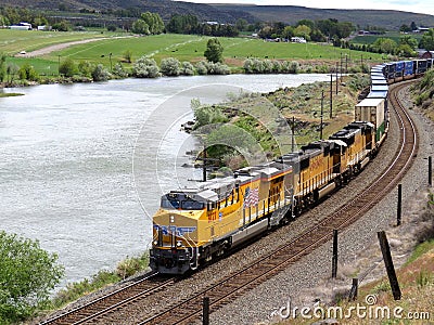 Union Pacific Railroad Editorial Stock Photo