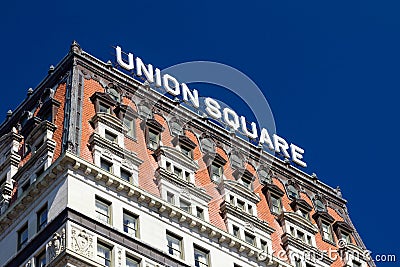 Union Square Historic Building in New York City Editorial Stock Photo