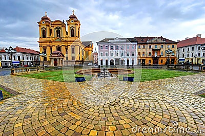 Union square, Timisoara, Romania Stock Photo