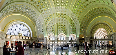 Union Station Architecture Interior Washington DC November 2016 Editorial Stock Photo