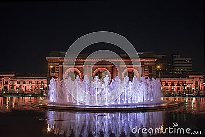 Union station,Kansas city,buildings,night Stock Photo