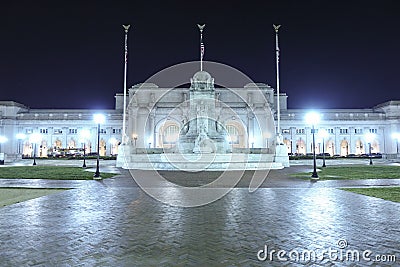 Union Station in Washington DC - WASHINGTON DC - COLUMBIA - APRIL 9, 2017 Stock Photo