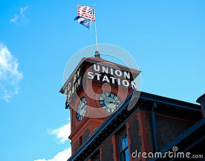 Union Train Station Seattle Stock Photo