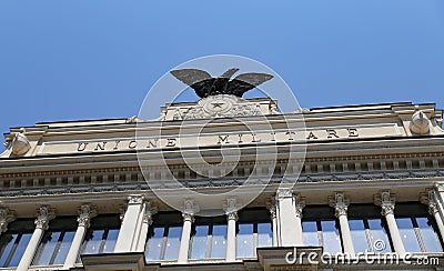 Unione Militare building in Rome, Italy Stock Photo