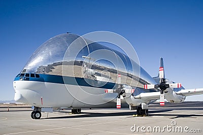 Unique airplane Stock Photo