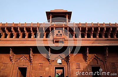 Red Fort, Agra Editorial Stock Photo