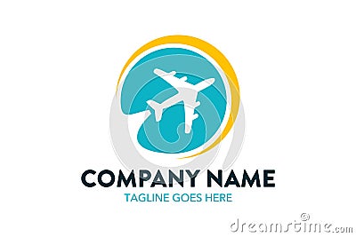 Unique aviation and marine logo template Vector Illustration