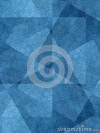 Unique Backgrounds Blue Shapes Stock Photo