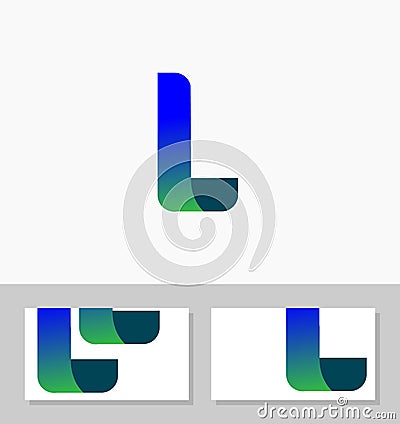Unique Businness for IT Application Logo Vector & Namecard busiines card Vector Vector Illustration