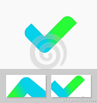 Unique Businness for IT Application Logo Vector & Namecard busiines card Vector Stock Photo