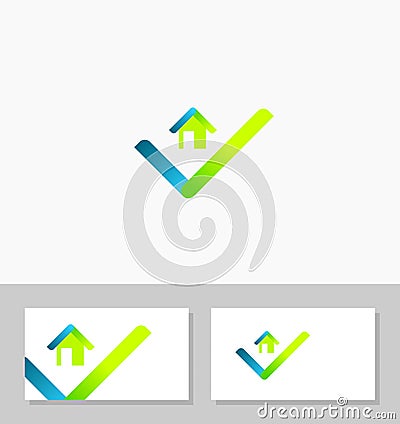Unique Businness for IT Application Logo Vector & Namecard Vector Stock Photo
