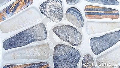 Unique ceramic motif background of classic shades Stock Photo