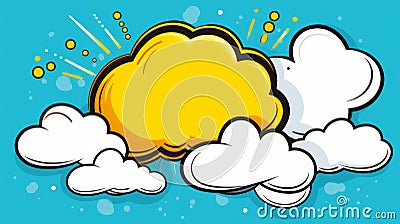 Unique chat message doodle web icon design for mobile apps and web concepts. Vector illustration included Stock Photo