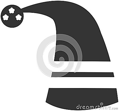 Unique design fashionable cap black vector icon Vector Illustration