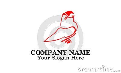 Bird logo design Vector Illustration