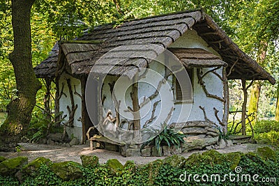 Unique garden house Stock Photo
