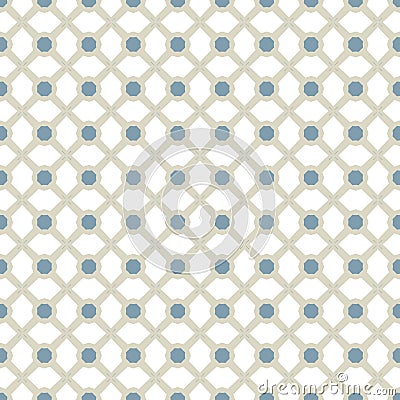 Unique Luxury Hexagonal Geometric Fence Pattern. Seamless Texture In Retro Style. Modern Digital Graphic Design Background. Vector Illustration