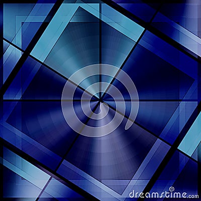 Unique Pattern in Dark Blue Stock Photo