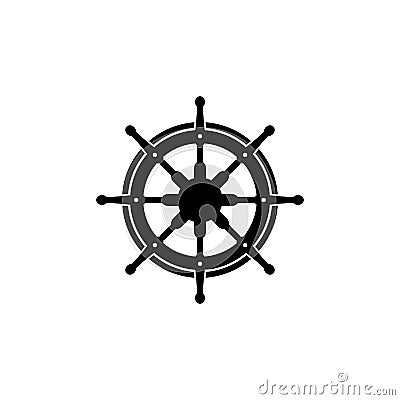 Unique steering wheel illustration vector Vector Illustration