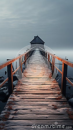 Unique textures revealed in minimalist exploration of weather beaten drawbridges Stock Photo