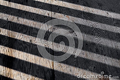 Unique Wood and Shadow Abstract Texture Stock Photo