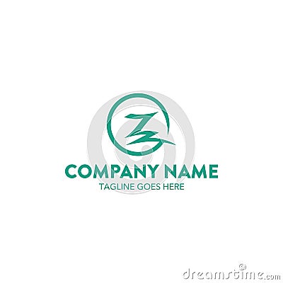 Unique zeus logo template. vector. editable Vector Illustration