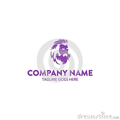 Unique zeus logo template. vector. editable Vector Illustration