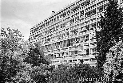 Unite d Habitation in Marseille hdr Stock Photo