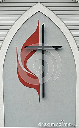 United methodist church logo Stock Photo