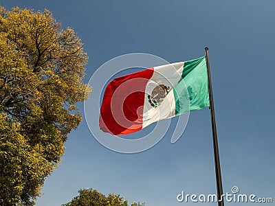 United Mexican States Estados Unidos Mexicanos flag Stock Photo