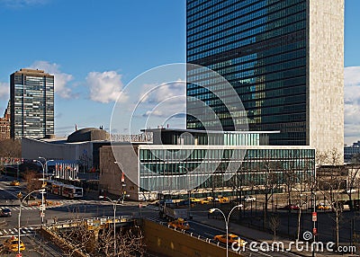 United Nation Headquarter in NYC Editorial Stock Photo