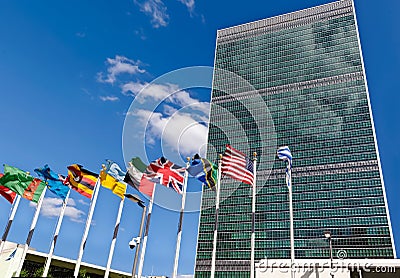 United Nations headquarters Editorial Stock Photo