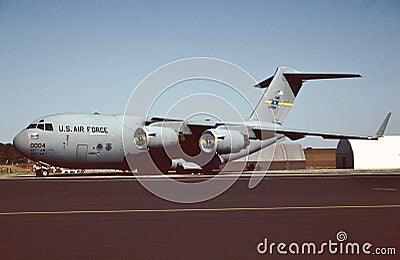 United States Air force C-17A Globemaster III 96-0004 Editorial Stock Photo