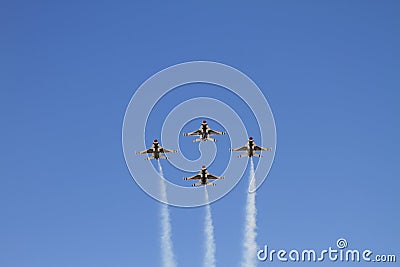 United States Air Force Thunderbirds Editorial Stock Photo