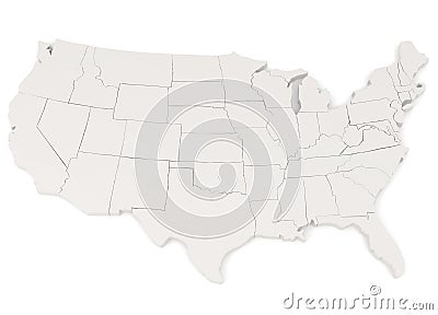 United States of America Cartoon Illustration