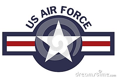 United States of America Air Force Roundel Stock Photo
