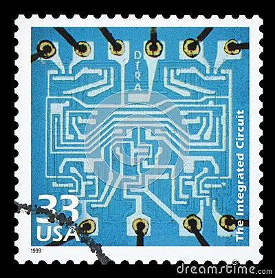 US - Postage Stamp Editorial Stock Photo