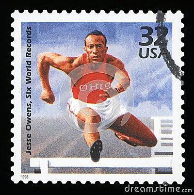 US Postage stamp Editorial Stock Photo