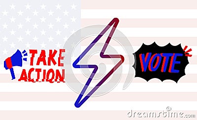 United States of America election vote Stock Photo