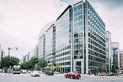 United States: Architecture in Wahington DC dowtow Editorial Stock Photo