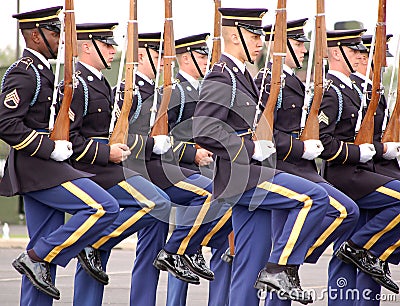 United States Army Honor Guard Editorial Stock Photo