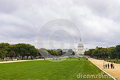 United States Capitol Building in Washington DC Editorial Stock Photo