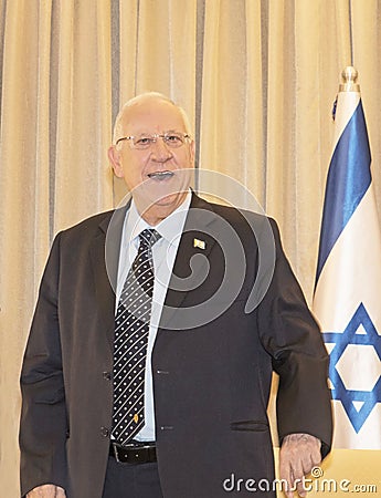 United States Congressional Delegation Meets with Israel President Editorial Stock Photo