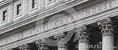 United States Court House Editorial Stock Photo