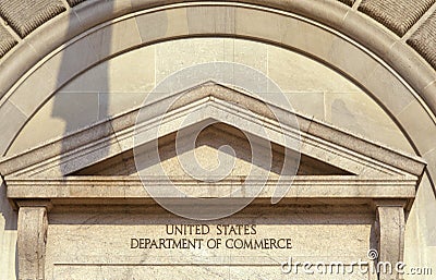 United States Department of Commerce, Washington, DC Stock Photo