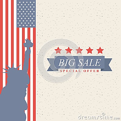 United states design Vector Illustration