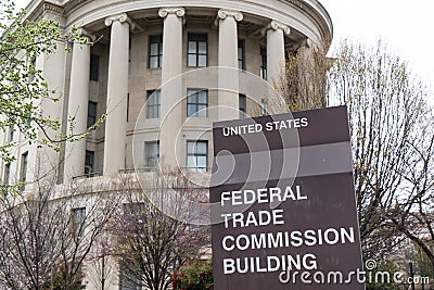 United States Federal Trade Commission Editorial Stock Photo